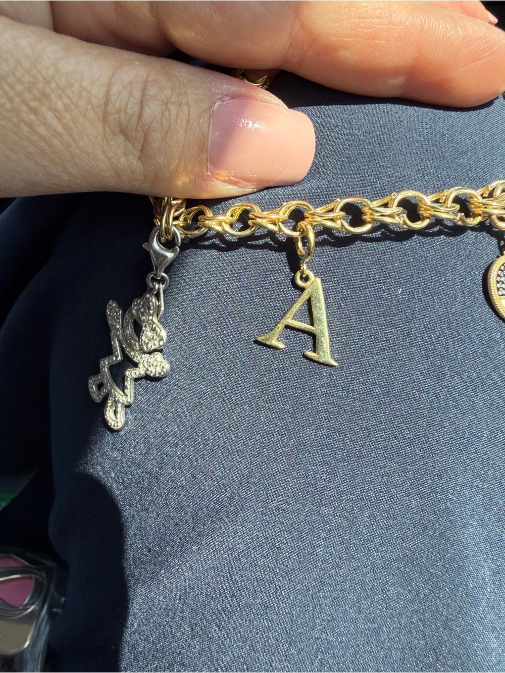 14k Gold Charm-Initial A